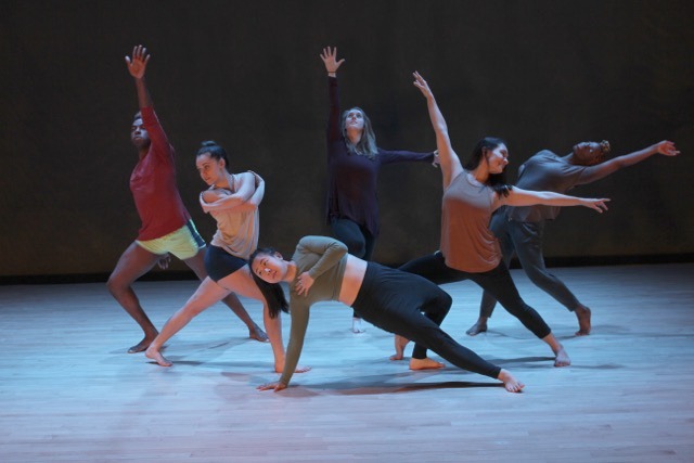 CU Contemporary Dance Works, a graduate student touring company from CU Boulder.  Photo courtesy of Taylor King