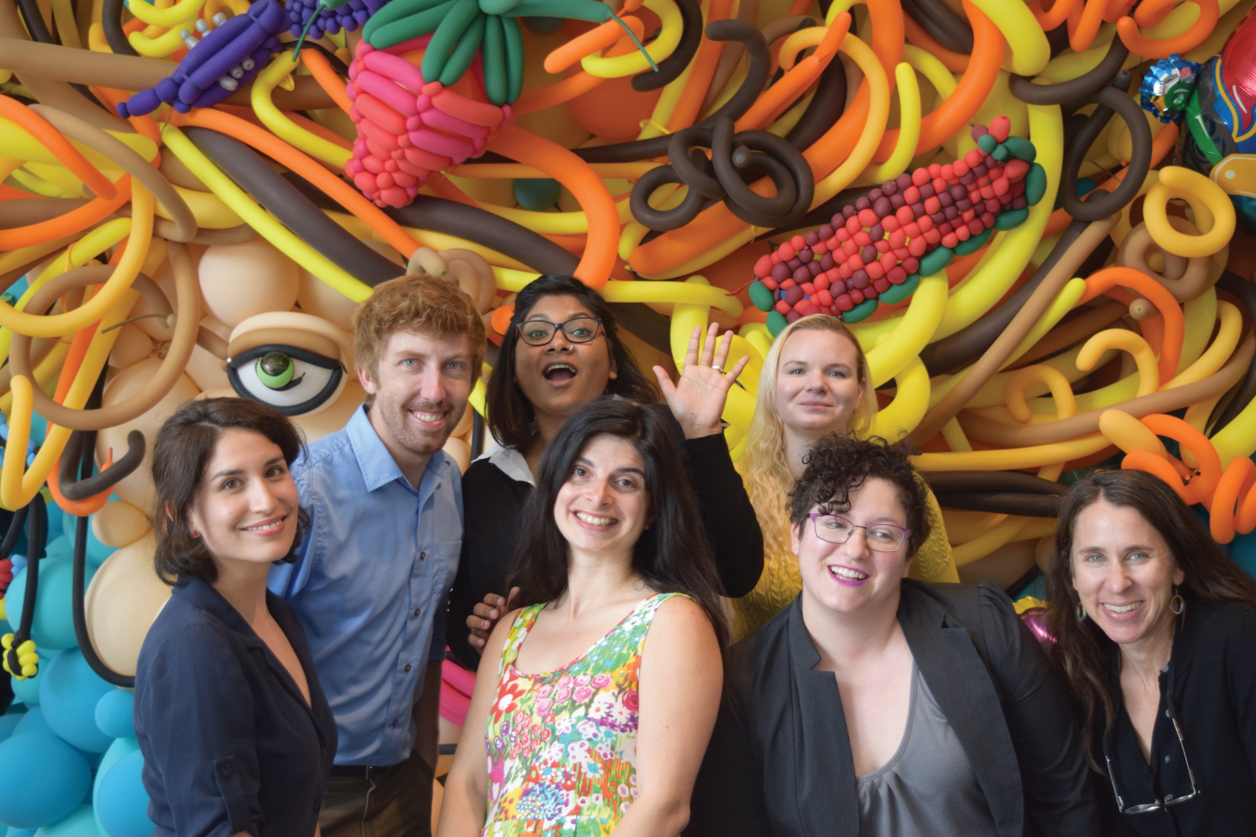 The first cohort of Engaged Arts and Humanities Scholars together at a trip to the Colorado Creative Industries Summit in Greeley. They interacted with artists and arts organizations leaders from around Colorado.