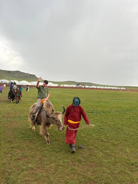 Daniel Knight in Harhorin, Mongolia